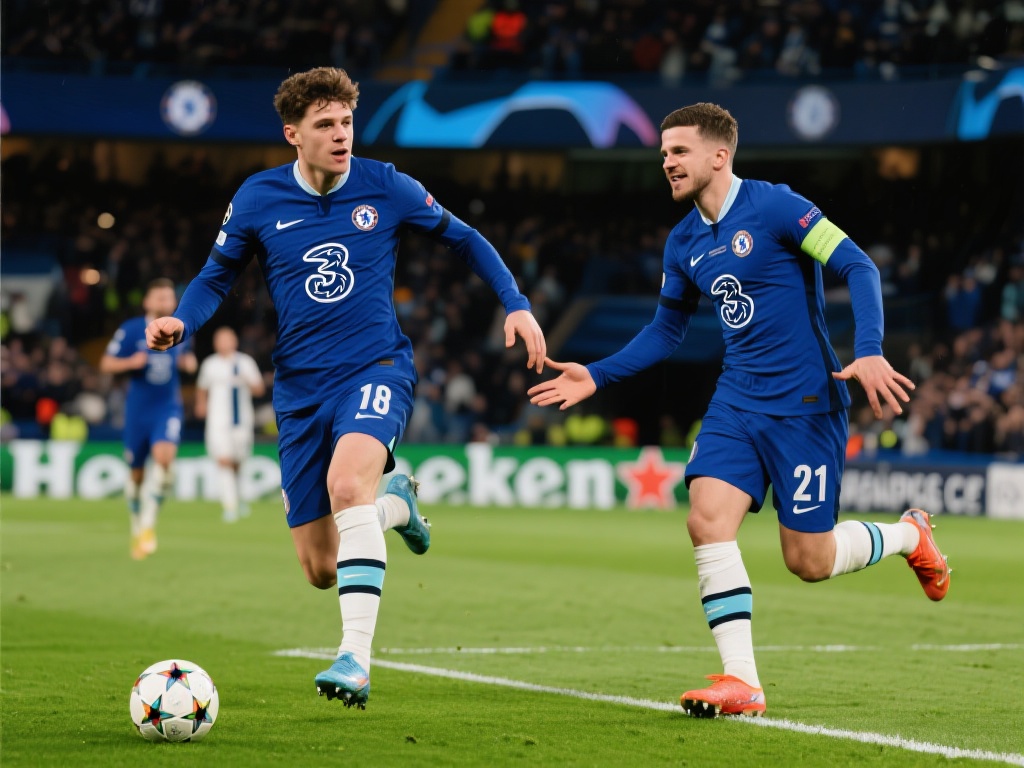 在欧冠小组赛的一场焦点战中，英超球队切尔